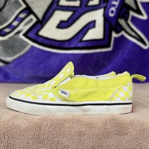 Vans Kids Sneakers in Yellow and White